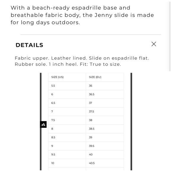 BOTKIER Blue Jenny Slide On Sandal Espadrille Size 9 - Picture 13 of 14